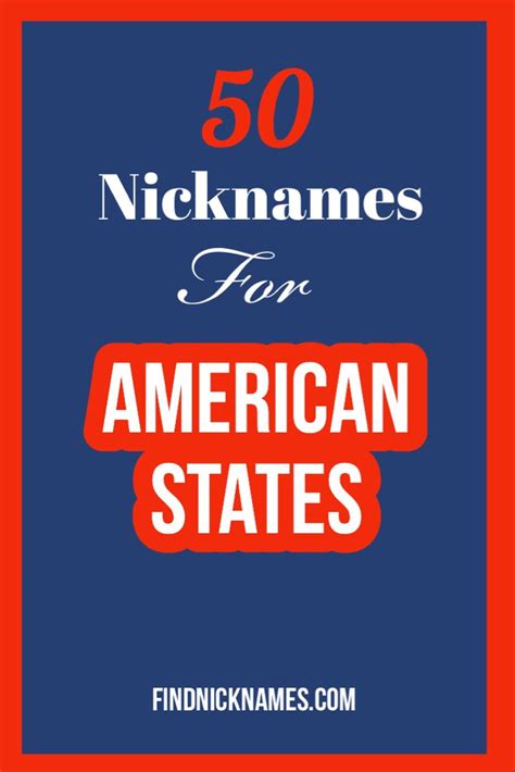 50 American State Nicknames Official And Unofficial — Find Nicknames