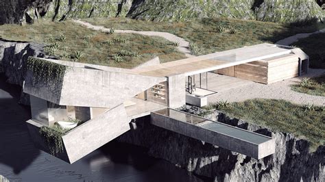 Nada Studios Wtba House Is A Cantilevered Cliff Side Dream Home