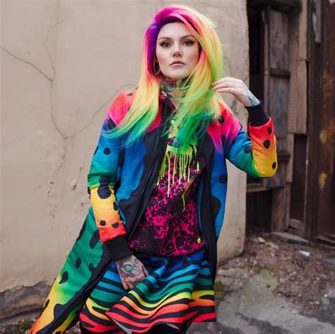 chingum — discover curiosities rainbow colored hairstyles by snezhana vinnichenko