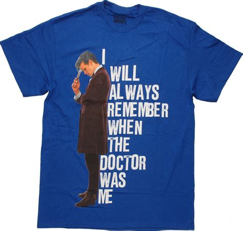 Doctor Who I Will Always Remember T Shirt