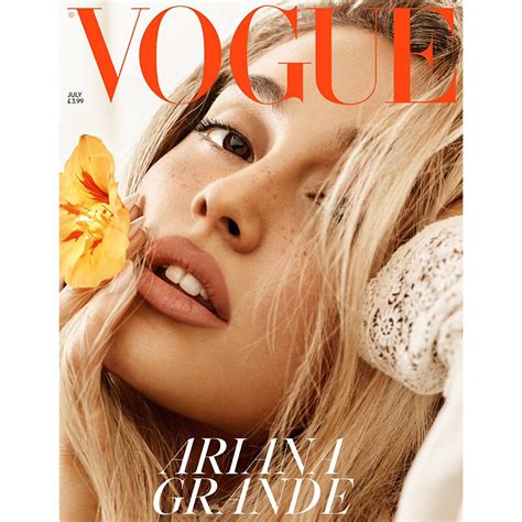 Ariana Grande New Vogue Cover Magazine Fetish