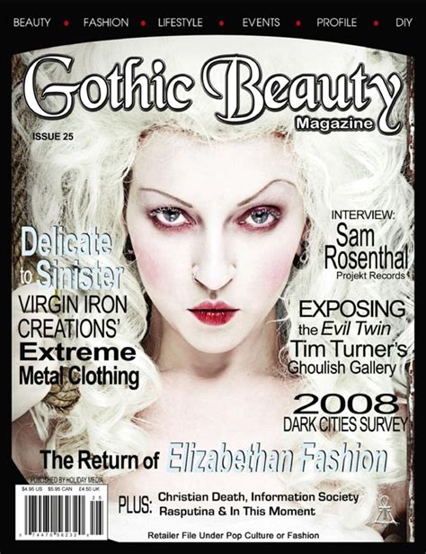 Gothic Beauty Issue 25 Magazine Get Your Digital Subscription