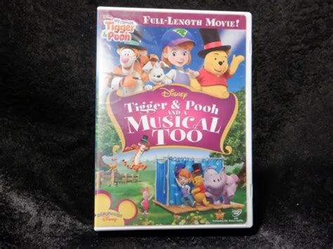 Dvd Tigger Pooh And A Musical Too Great Condition Picclick