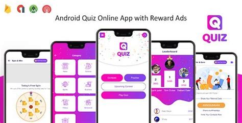 Quiz Online App With Earning System And Reward Ads Admin Panel Code
