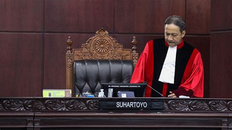 Tok Suhartoyo Terpilih Jadi Ketua MK Gantikan Anwar Usman Kronologi