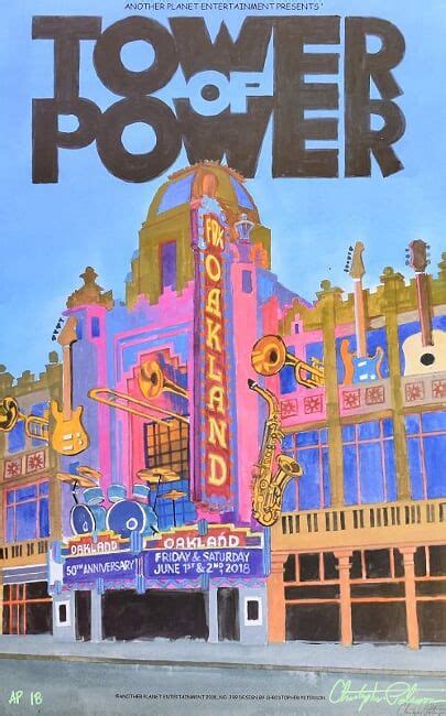 Tower Of Power Concert Poster Gig Posters Concert Posters Sign Design