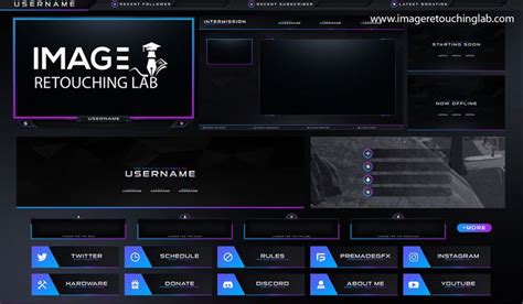 Imageretouchlab I Will Design Gaming Twitch Overlay