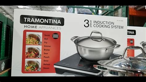 Costco Tramontina Induction Cook Top W 4 Qt Pan And Lid 79 Youtube