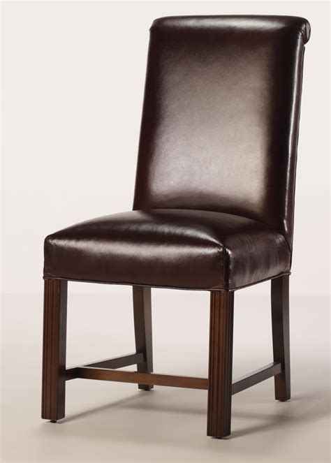 Free delivery and returns on ebay plus items for plus members. Leather Rolled Back Chippendale Dining Chair with Full Seat