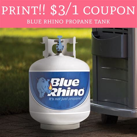 Print 31 Blue Rhino Ready To Grill Propane Tank Coupon Deal