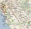 Map Of California Visalia