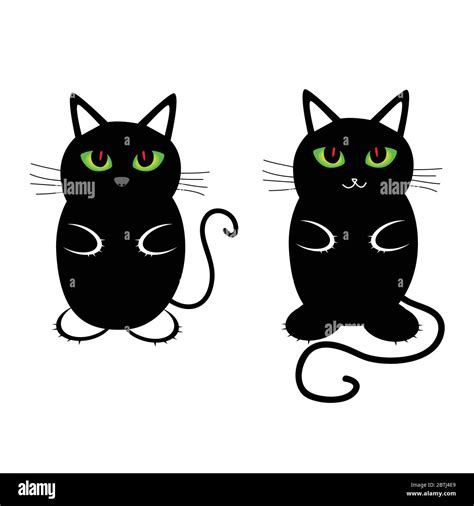 Funny And Sweet Cat Vector Illustration Stock Vector Image And Art Alamy