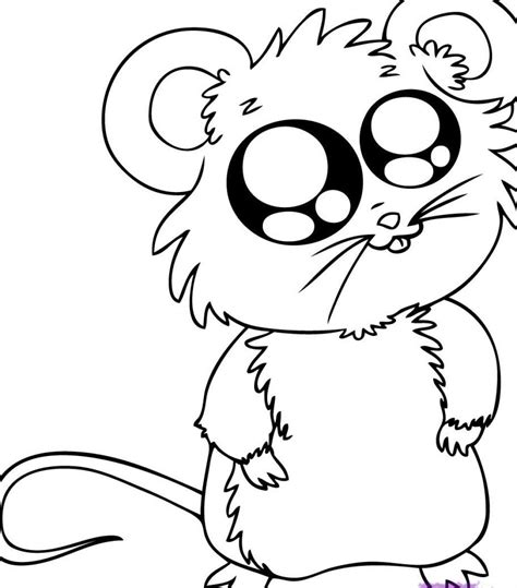 Cute Anime Animals Coloring Pages Coloring Home