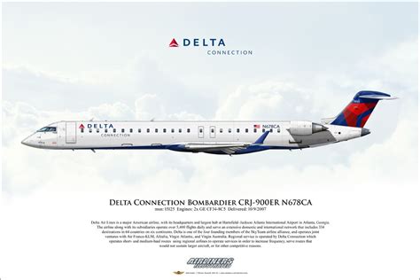 Delta Connection Bombardier Crj 900er N678ca Delta Connection Delta