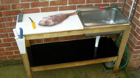 Follow These Plans To Build A Simple Fillet Table With Sink Fish