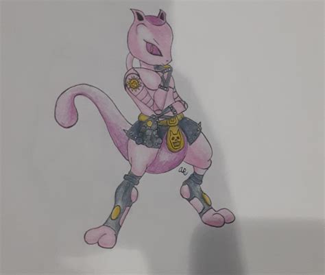 Fanart I Thought Killer Queen Looked Like Mewtwo So I