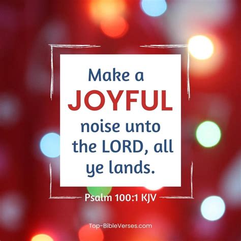 Psalm 1001 Bible Verse Dp Images Make A Joyful Noise Unto The Lord