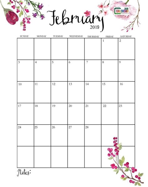 Free Printable February 2021 Calendar Vertical Goimages Power