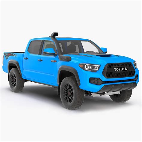 Toyota Tacoma Trd Pro Voodoo Blue 2021 3d Model 129 3ds Blend C4d