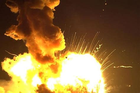 Nasas Antares Rocket Blows Up On Launch Slideshow Livemint
