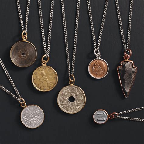 New Mens Jewelry Releases Vintage Coin Necklaces For Men — We Are