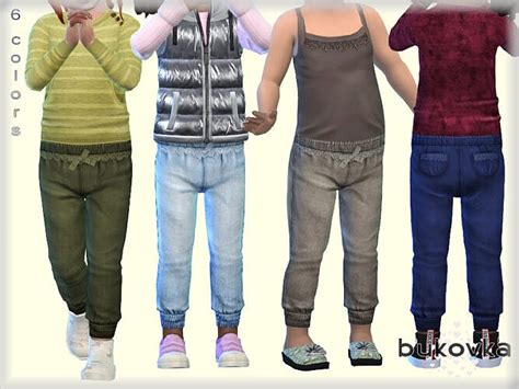 Denim Pants For Toddler Girls By Bukovka At Tsr Sims 4 Updates