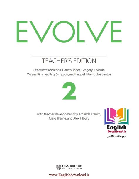 دانلود کتاب معلم Evolve سطح Evolve Teacher s Book