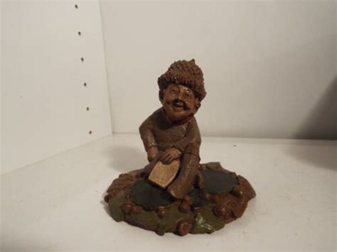 Tom Clark Cairn Studios Gnome On King Of Clubs Figurine 1984 Free