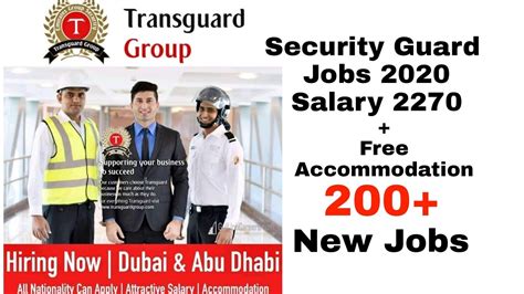 Security Guards Jobs In Transguard Group Company 2022 How To Apply For