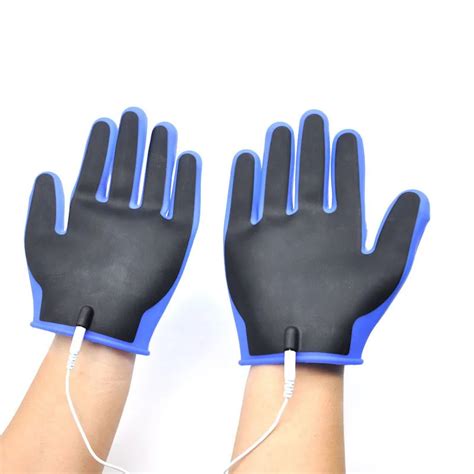 electrical shock therapy silicone gloves electric shock products electrical stimulator medical