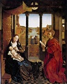 Arte para niños: San Lucas pintando a la Virgen María
