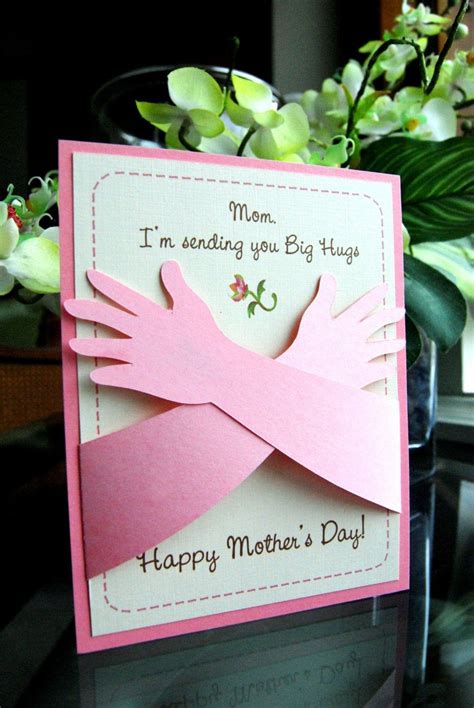 Mothers Day Card Hugs We Love You This Much Etsy Diy Mothers Day Crafts Mothers Day