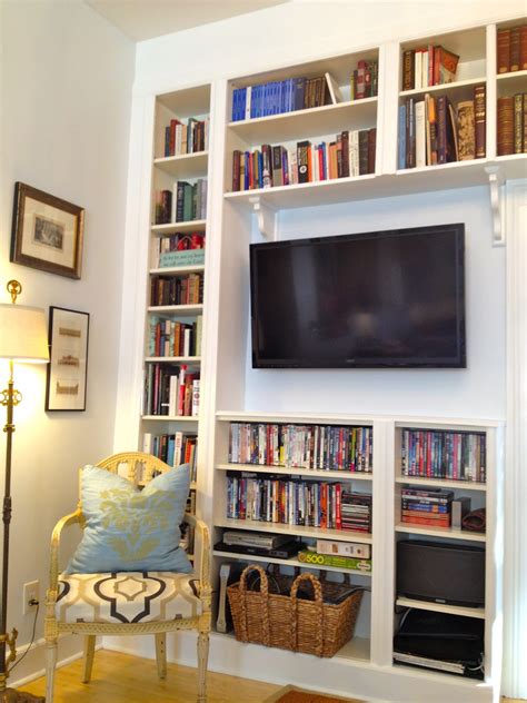 Maybe you would like to learn more about one of these? Mel & Liza: Built In Bookshelves Before & After: Ikea Hack ...