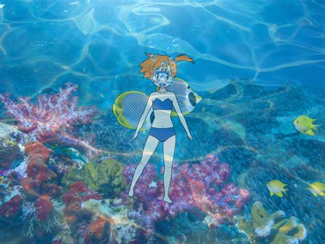 Pokemon Misty Underwater Swim By Crt2mtsu1 On Deviantart