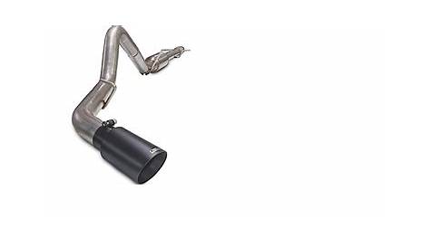 Carven Exhaust Competitor Series Single Black Complete "Tail Pipe Exit