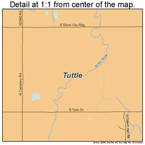 Tuttle Oklahoma Street Map 4075450