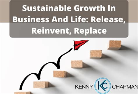 Sustainable Growth In Business And Life Release Reinvent Replace