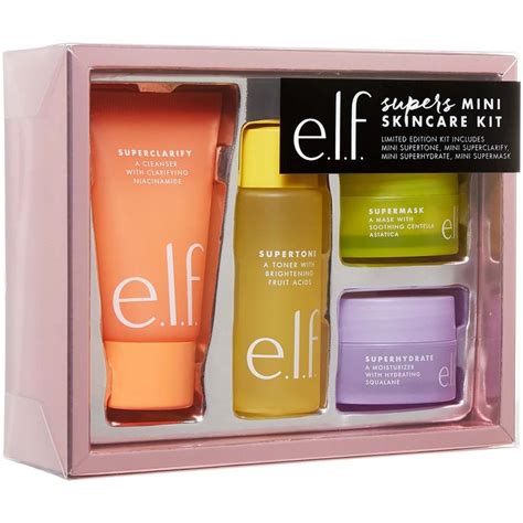 Elf Cosmetics Supers Mini Skincare Kit Ulta Beauty Skin Care Kit