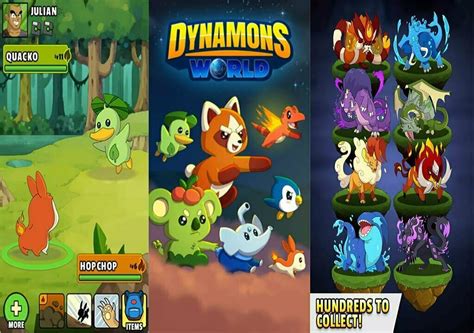 Information infographic, infographic, four round orange, yellow, red, and teal illustration, text. 28 Games Like Dynamons World - Games Like