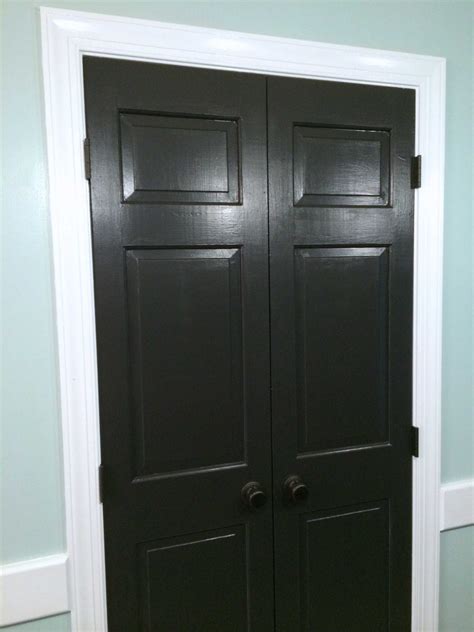 Black Doors And White Trim Easy Project Big Impact Designer Trapped