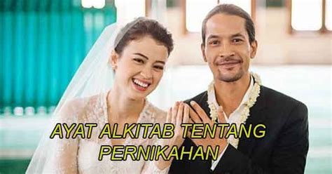 I think i'm a bit less inhibited, and not thinking too much before speaking. Ayat Alkitab Tentang Pernikahan dan Perjodohan - YuKristen