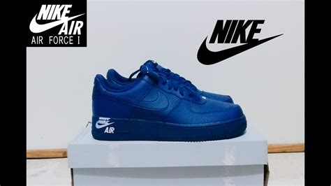 Nike Air Force Lthr Azules Nike Air Force Blue Nike Air Force Leather Youtube