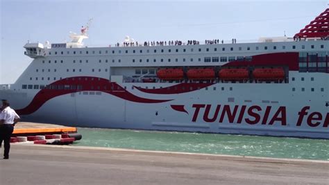 Tunisia Ferries Bateau Tanit Navire Géant High Quality Hd 1080p Youtube