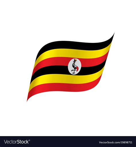 Uganda Flag Royalty Free Vector Image Vectorstock