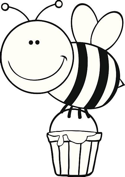 Black And White Bumble Bee Illustrations Royalty Free Vector Graphics