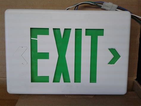 Lot Detail - Lighted Exit Sign