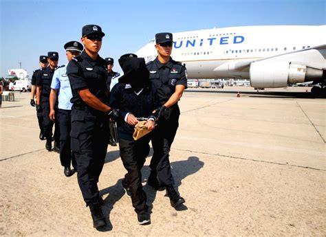 China Beijing United States Wanted Suspects Handing Over