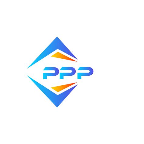 Ppp Abstract Technology Logo Design On White Background Ppp Creative