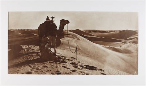 LEHNERT AND LANDROCK Four Large Format Panorama Photographs Of Desert