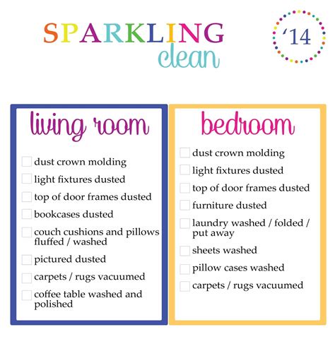 A clean bedroom helps you start the day right. clean your room | And here is the list for the bedrooms ...